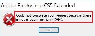 not enough memory