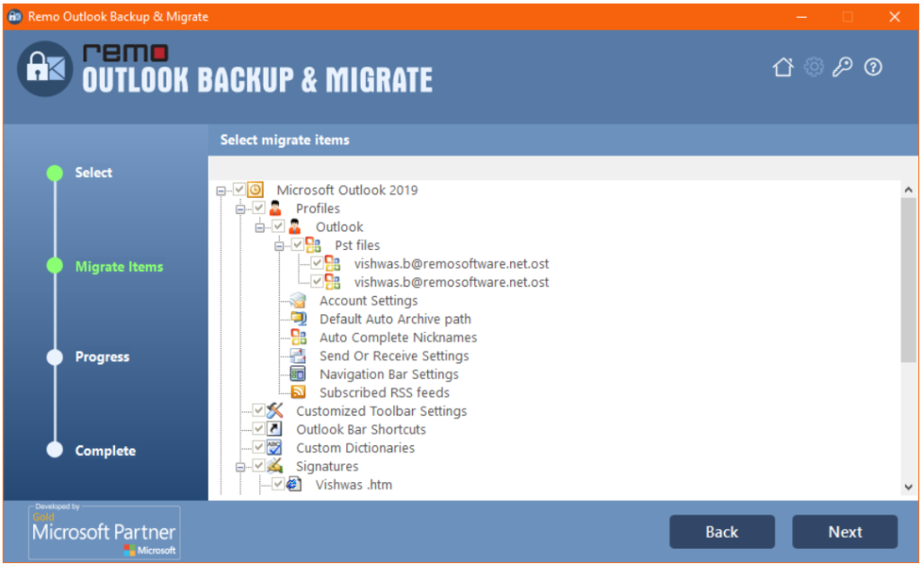 select-outlook-data-items-to-migrate