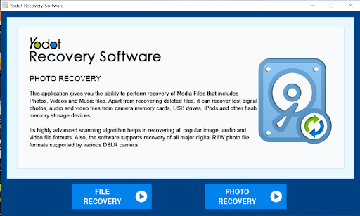 yodot photo recovery tool